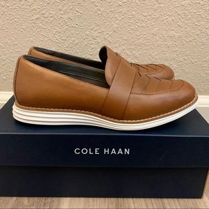 Hazelnut Leather Loafers